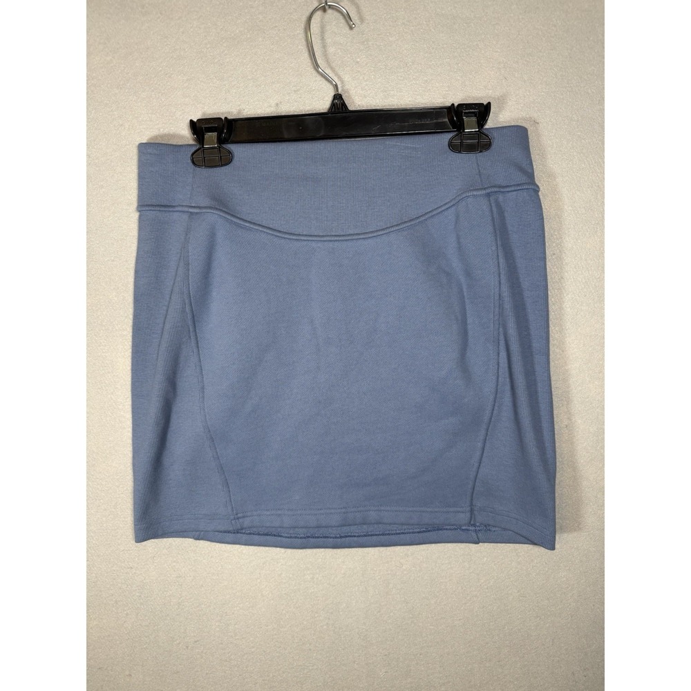 Lululemon Scuba High Rise Mini Skirt Oasis Blue OASB LW8ALSS Size Large